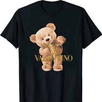 Valentino Teddy Bear Gold Luxury Unisex T-Shirt TTB1581