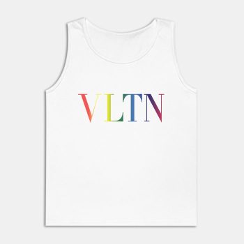Valentino VLTN Multi Colour Logo Unisex Tank Top TTTB0685