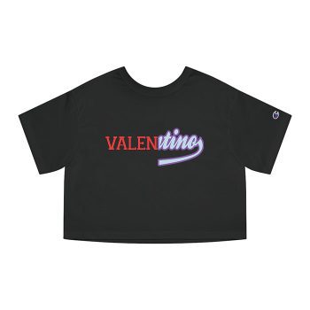 Valentino Vitage Logo Champion Women Cropped T-Shirt CTB2405