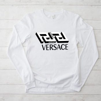 Versace 3D Luxury Logo Kid Tee Unisex Longsleeve Shirt LTB0674