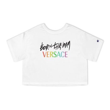 Versace Born This Way Champion Women Cropped T-Shirt CTB2587
