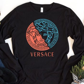 Versace Medusa Luxury Logo Kid Tee Unisex Longsleeve Shirt LTB0643