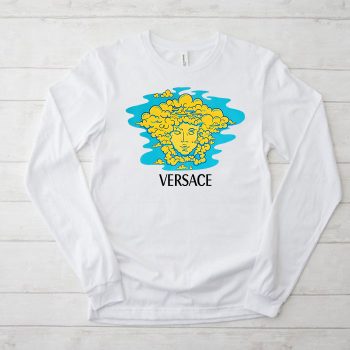 Versace Medusa Luxury Logo Kid Tee Unisex Longsleeve Shirt LTB0660
