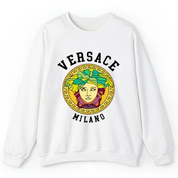 Versace Medusa Milano Luxury Logo Crewneck Sweatshirt CSTB0539