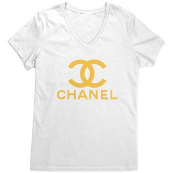 CoCo Chanel Logo Womens V-Neck Shirt