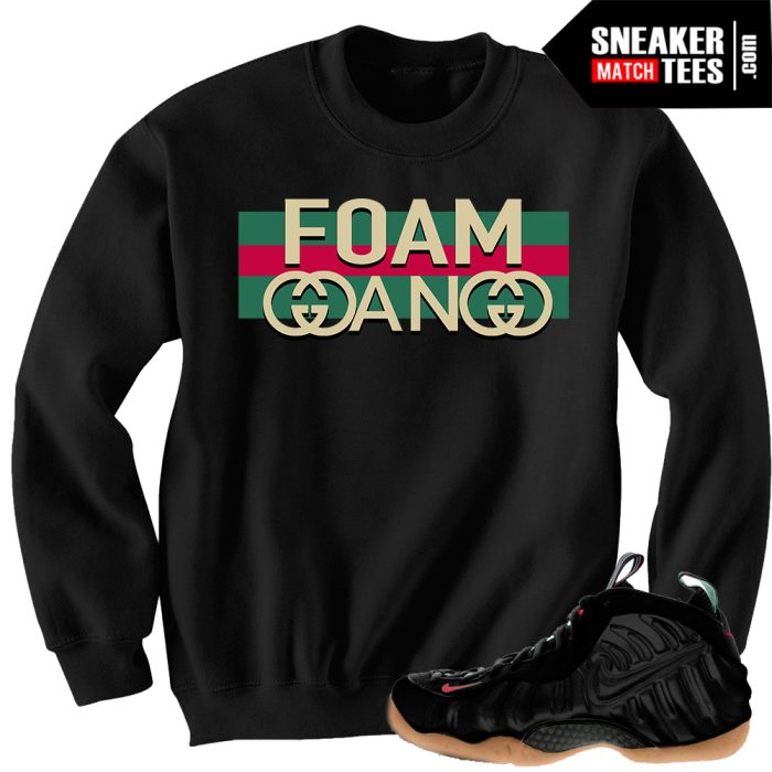 Gucci Foams Sweatshirts To Match Foam Gang Crewneck Black