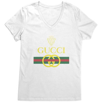 Gucci Original Vintage Logo Womens V-Neck Shirt