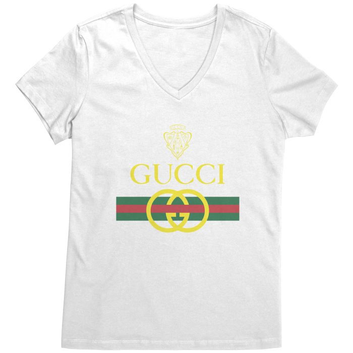 Gucci Original Vintage Logo Womens V-Neck Shirt