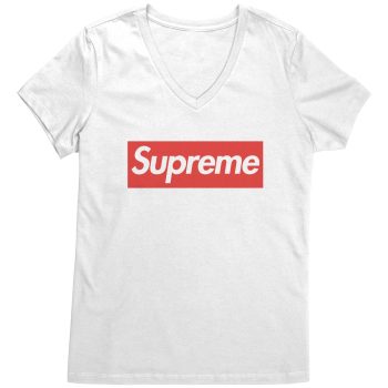 Supreme Box Logo Womens V-Neck Shirt