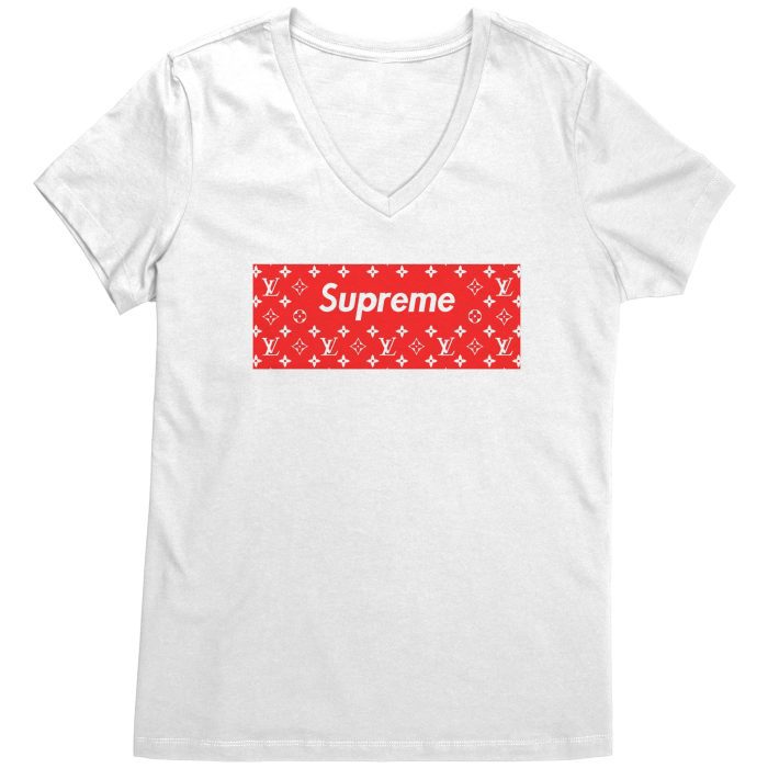 Supreme x Louis Vuitton Womens V-Neck Shirt