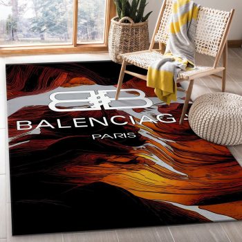 Balenciaga Paris Hot Luxury Brand Fashion Area Rug Carpet Floor Decor Living Room RR2686