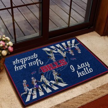 Buffalo Bills I Say Hello You Say Goodbye The Abbey Doormat Welcome Mat DM1816