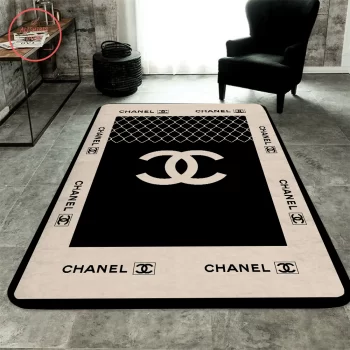 Chanel Luxury Fashion Luxury Brand Premium Area Rug Carpet Floor Decor RR2612