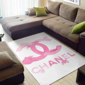 Chanel Pinky Luxury Brand Premium Area Rug Carpet Floor Decor RR2732