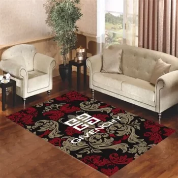 Givenchy Wallpaper Logo Living Room Area Rug Carpet Area Rugs RR2831