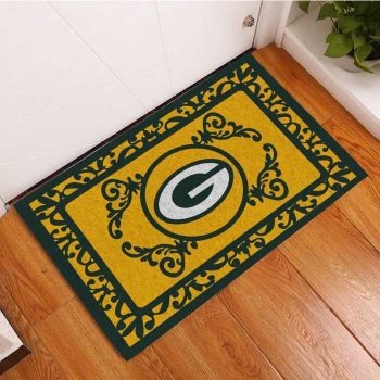 Green Bay Packers Funny Luxury Front Entrance Doormat Indoor DM1639