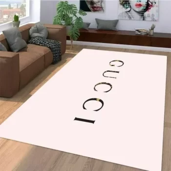Gucci Fashion Logo Limited Edition Luxury Brand Area Rug Carpet Floor Decor RR3081