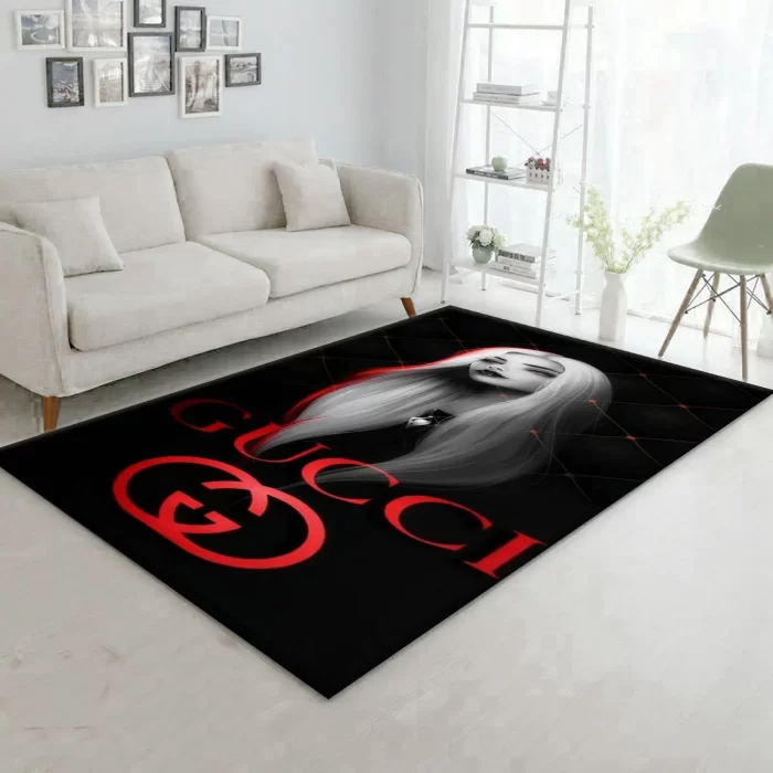Gucci Luxury Area Rug For Living Room Bedroom Carpet Floor Decor Mat RR3011