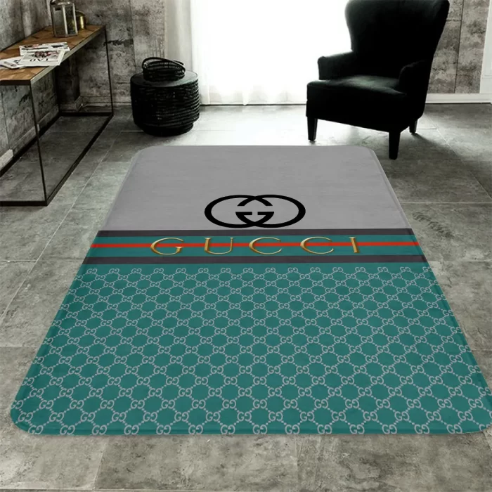 Gucci Luxury Fashion Luxury Brand Premium Area Rug Carpet Floor Decor RR2628