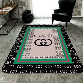 Gucci New Luxury Fashion Luxury Brand Premium Area Rug Carpet Floor Decor RR2610