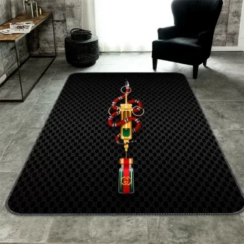 Gucci Snake Luxury Fashion Luxury Brand Area Rug Carpet Floor Decor RR2602