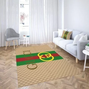 Gucci Stripe Luxury Area Rug For Living Room Bedroom Carpet Floor Decor Mat RR2968