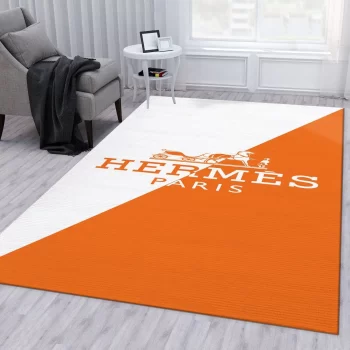 Hermes Orange Living Room Area Rug Carpet Area Rugs RR2840
