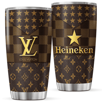 Louis Vuitton Heineken Stainless Steel Tumbler 20oz – Cadadesigns