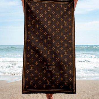Louis Vuitton Soft Cotton Bath Large Beach Towel Hot 2023 Item Beach Towel Luxury Brand Hot Trending Summer 2023 BT00430