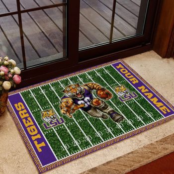Lsu Tigers Football Home Field Mascot Custom Doormat DM1333