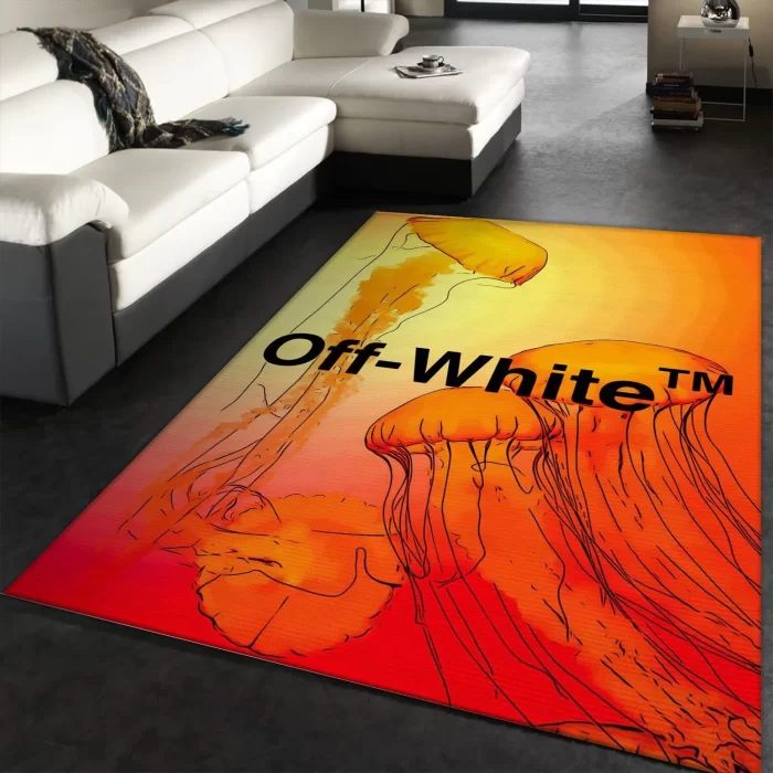 Off-White Design Area Rug Fashion Brand Rug Floor Decor Floor Decor RR2876
