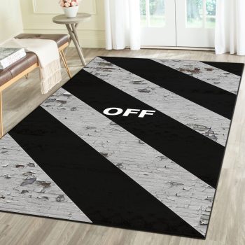 Off-White Luxury Brand Premium Logo Area Rug Carpet Floor Decor RR2723