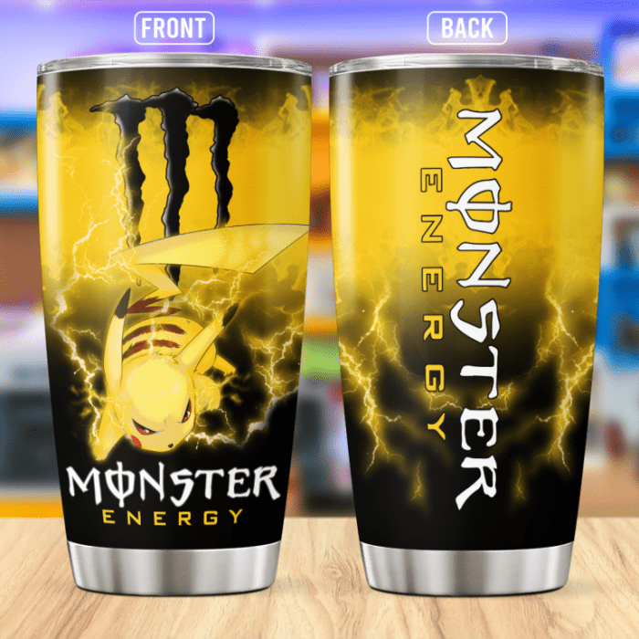 Pokemon Monster Stainless Steel Tumbler 20oz