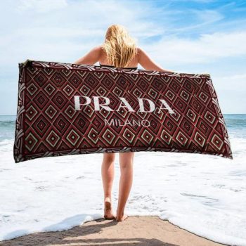 Prada Beach Towel Luxury Brand Hot Trending Summer 2023 BT00375