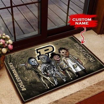 Purdue Boilermakers 3D Doormats Halloween NCAA Custom Name DM1035