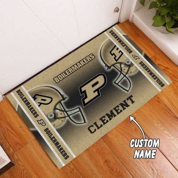 Purdue Boilermakers Custom Name Funny Luxury Front Entrance Doormat DM1636