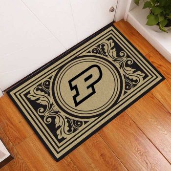 Purdue Boilermakers Floral Funny Luxury Front Entrance Doormat Indoor DM1601
