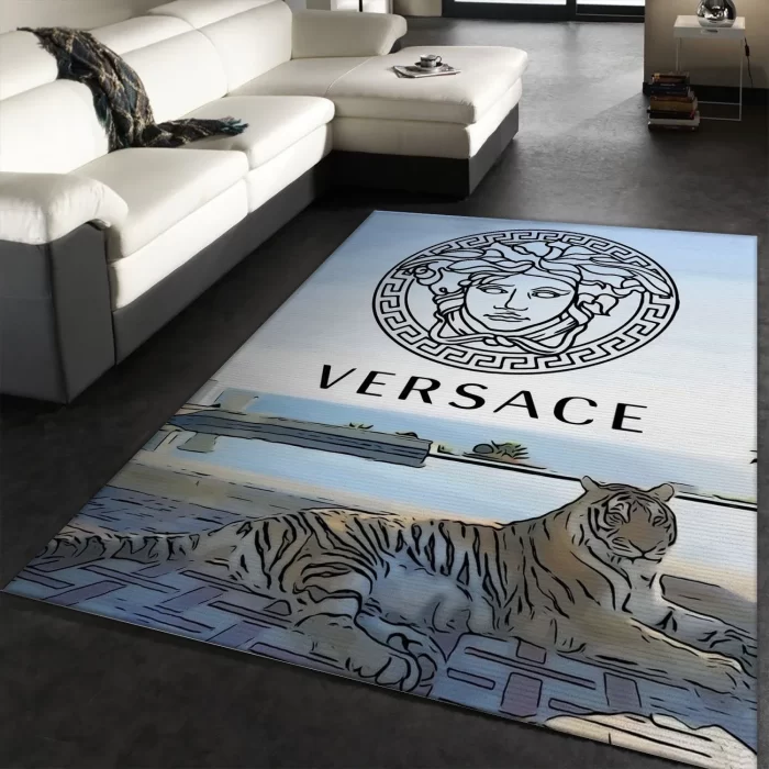 Versace Area Rug Living Room Rug Floor Decor Floor Decor RR2906