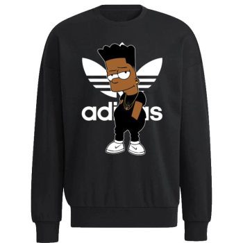 Adidas Bart Simpson Black Guy Unisex Sweatshirt