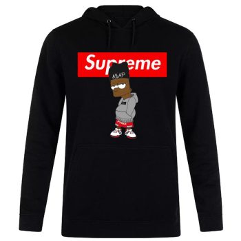 Bart Simpson Asap Rocky Supreme Unisex Pullover Hoodie