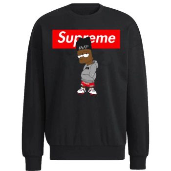 Bart Simpson Asap Rocky Supreme Unisex Sweatshirt