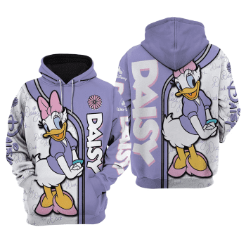 Daisy Duck Costume Disney Unisex 3D Pullover Hoodie IHT1371
