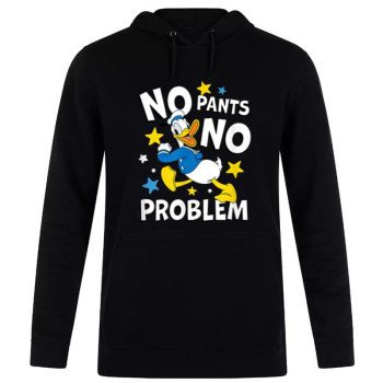 Disney Donald No Pants No Problem Unisex Pullover Hoodie