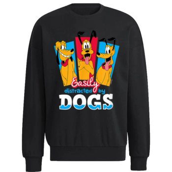 Disney Easily Distracted By Dogs Unisex Sweatshirt