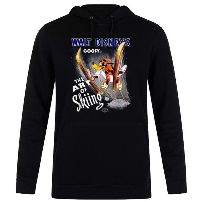 Disney Goofy In'the Art Of Skiing Classic Unisex Pullover Hoodie