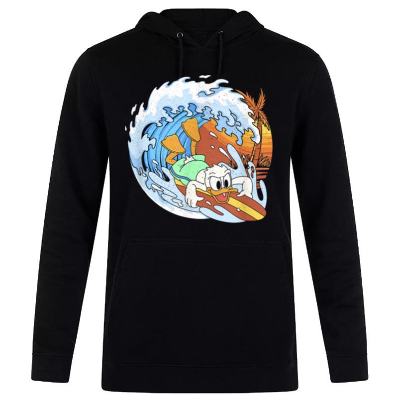 Disney-Mickey-And-Friends-Donald-Duck-Surfing-Unisex-Pullover-Hoodie Disney Mickey And Friends Donald Duck Surfing Unisex Pullover Hoodie