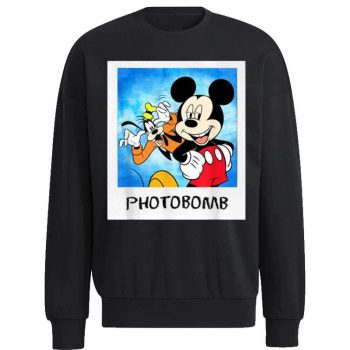 Disney Mickey And Goofy Photobomb Unisex Sweatshirt