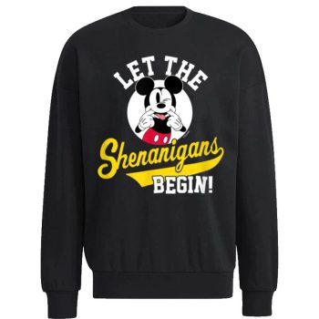 Disney Mickey Let The Shenanigans Begin’ Unisex Sweatshirt