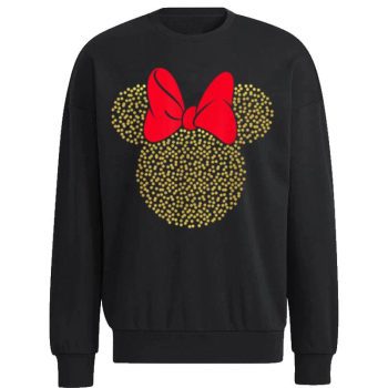 Disney Minnie Mouse Dotted Gold Icon Unisex Sweatshirt