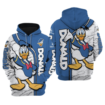 Donald Duck Costume Disney Unisex 3D Pullover Hoodie IHT1372